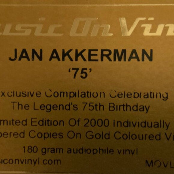 Jan Akkerman – 75 (2021) Vinyl LP New Sealed - Picture 4 of 4